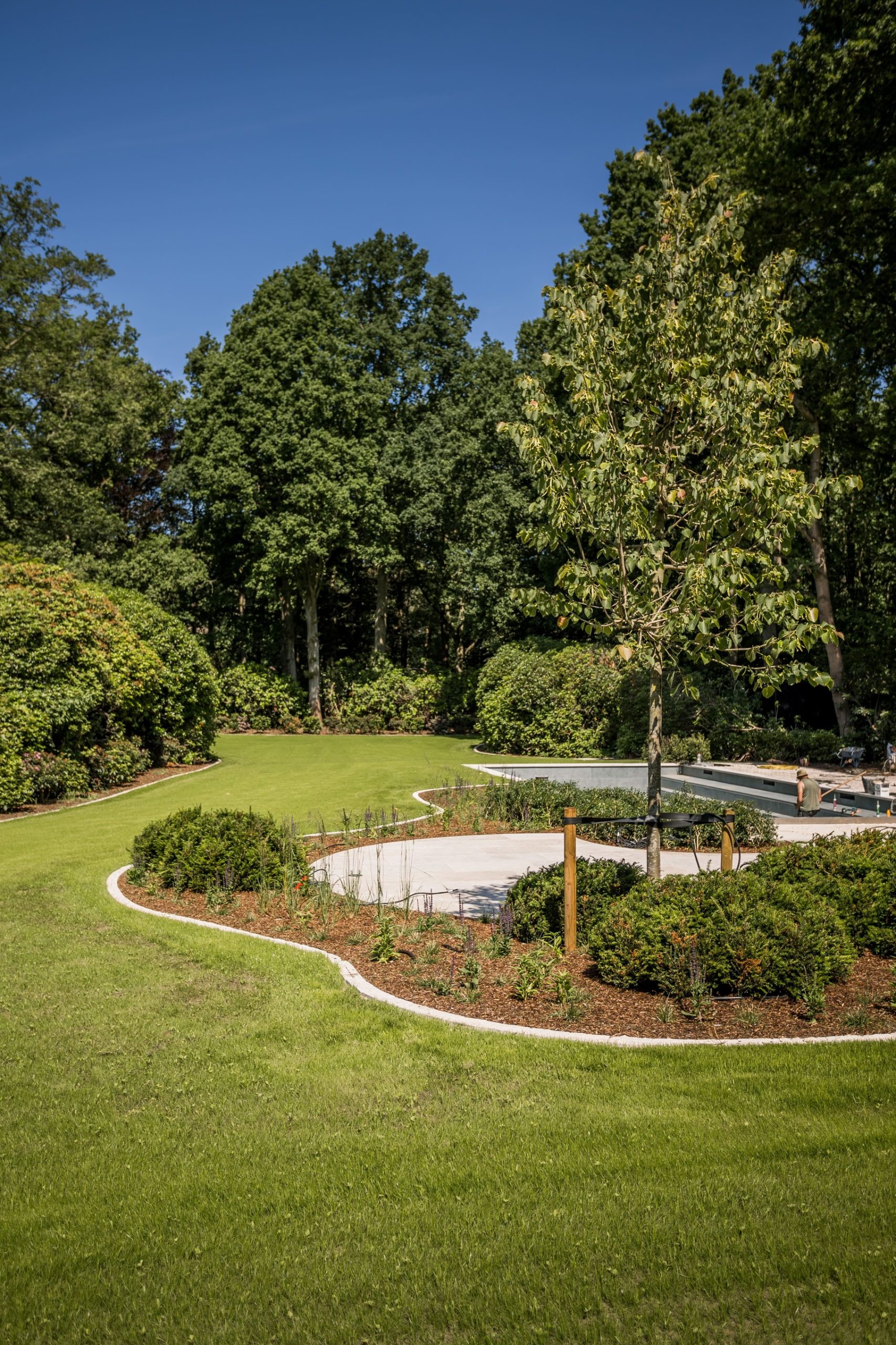 Villatuin te Brasschaat - Cis Van der Linden Tuinaanneming en -Architectuur