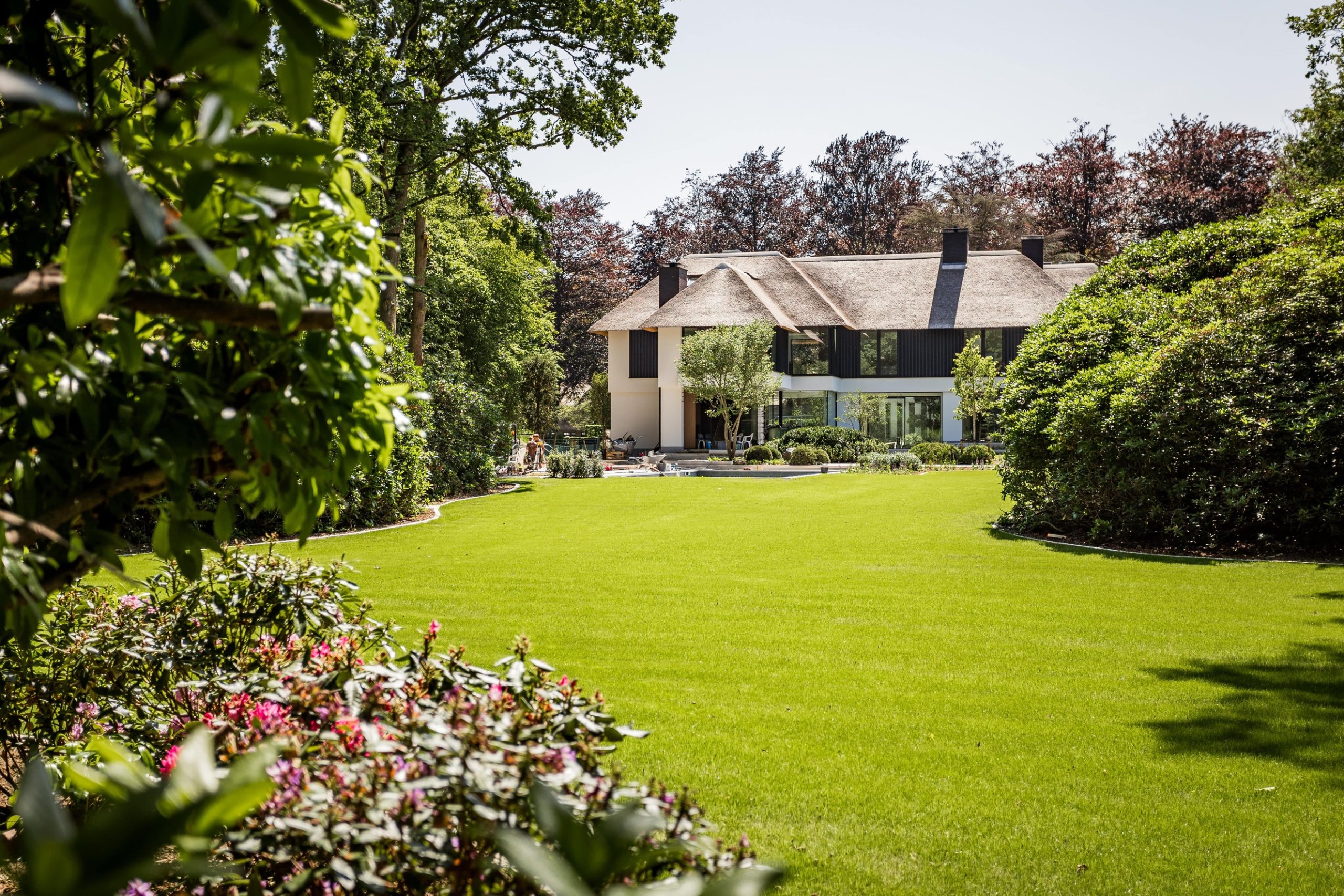Villatuin te Brasschaat - Cis Van der Linden Tuinaanneming en -Architectuur